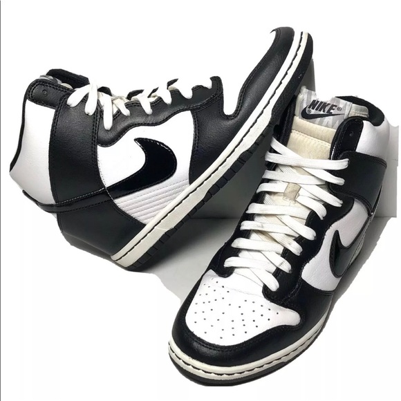 Nike Shoes - COPY - Nike Dunk Sky Hi Wedge Black/White Jordan